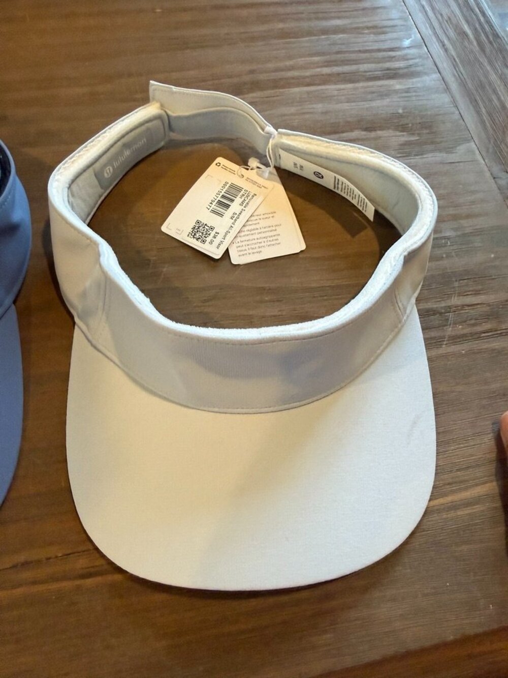 NWT lululemon Removable Sweatband All-Sport Visor -pale light blue s/m